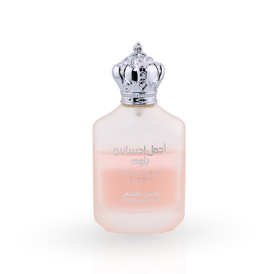 Ajmal Ehsas Bloom Fresh Hair Mist – 50ml by Ajmal Perfumes by Sara Sakina — Authentic Arabian Perfume | Sara Sakina