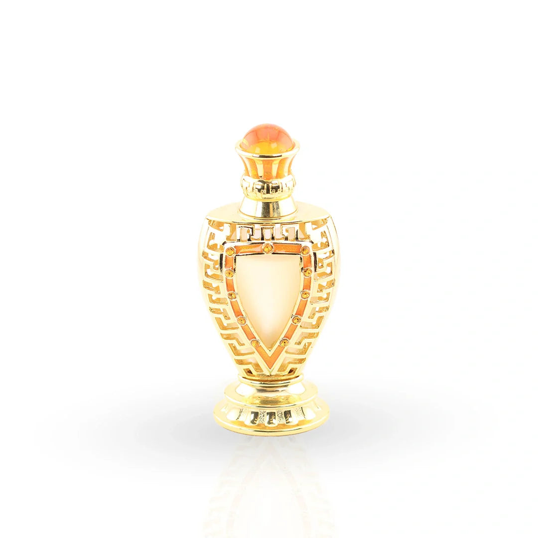 Aaliya 12ml concentrated perfume oil by Hamidi in ornate golden bottle