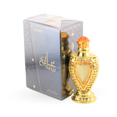 Aaliya 12ml concentrated perfume oil by Hamidi in ornate golden bottle