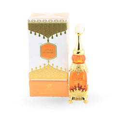 Adwaa Al Sharq 25ml concentrated perfume oil ornate golden bottle
