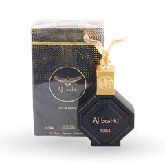 Al Bashiq 100ml eau de parfum with golden falcon cap by Nabeel