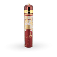 Barez air freshener with decorative packaging on a white background