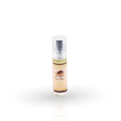 Choco Musk perfume oil roll-on bottle with chocolate-themed packaging by Al-Rehab