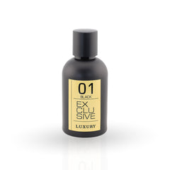 Exclusive 01 100ml by Khalis featuring deep oud, amber, and musk tones for an elegant, long-lasting Arabian scent.
