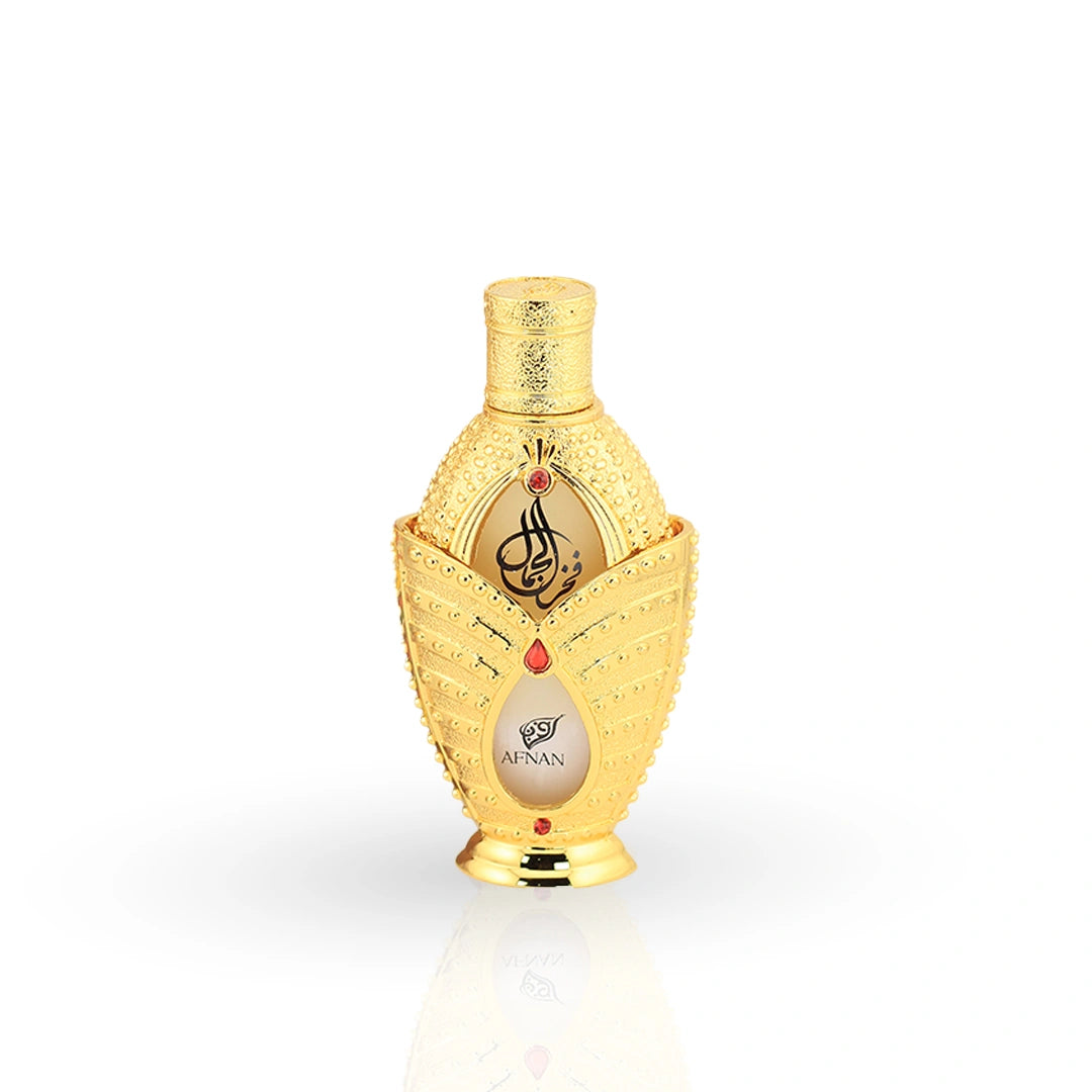 Golden Fakhr Al Jamaal bottle close-up view