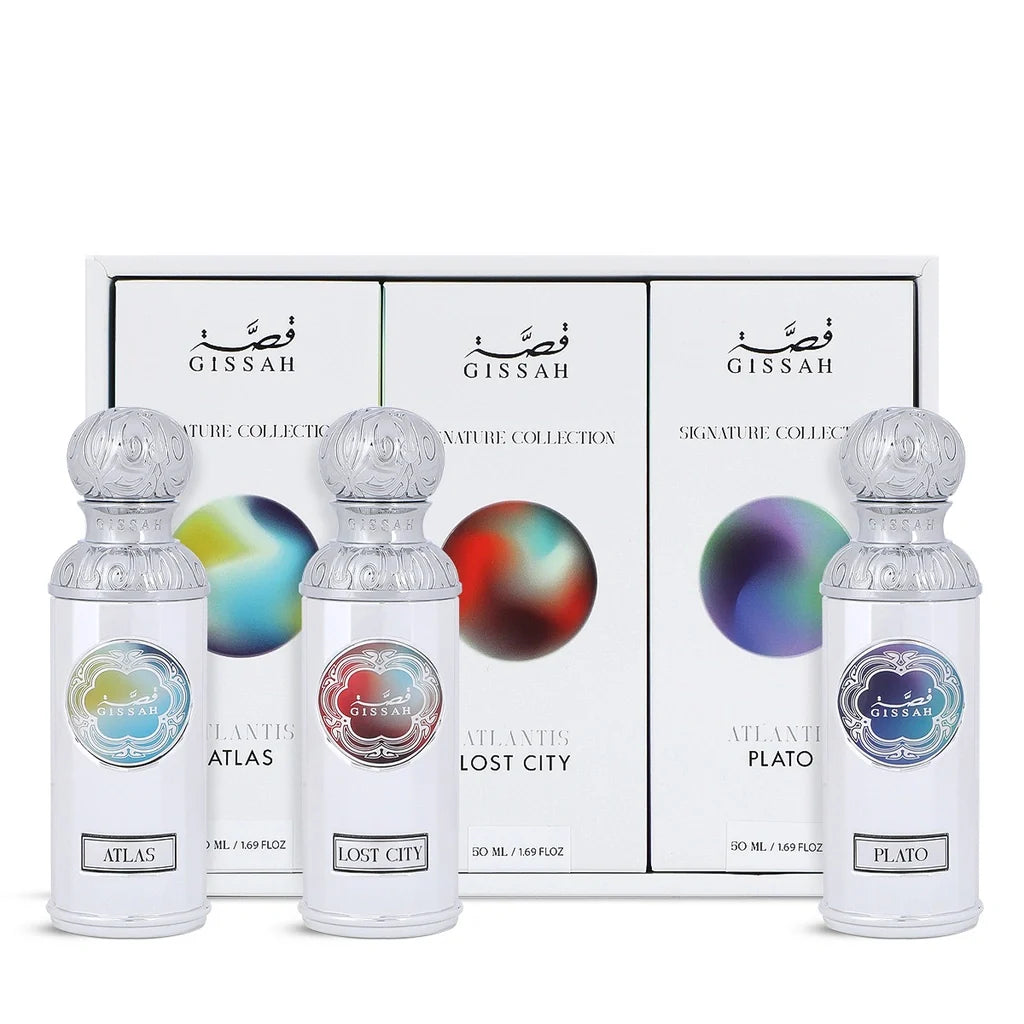 Gissah Atlantis Gift Set 3x50ml - Arabian Gift Set