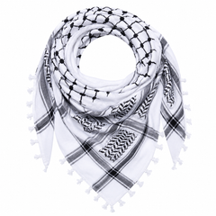 White and black or only white shimagh - kufieh