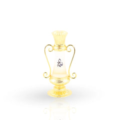 Golden Naema bottle with ornate handle design