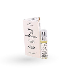 White Horse perfume bottle and packaging on a white background