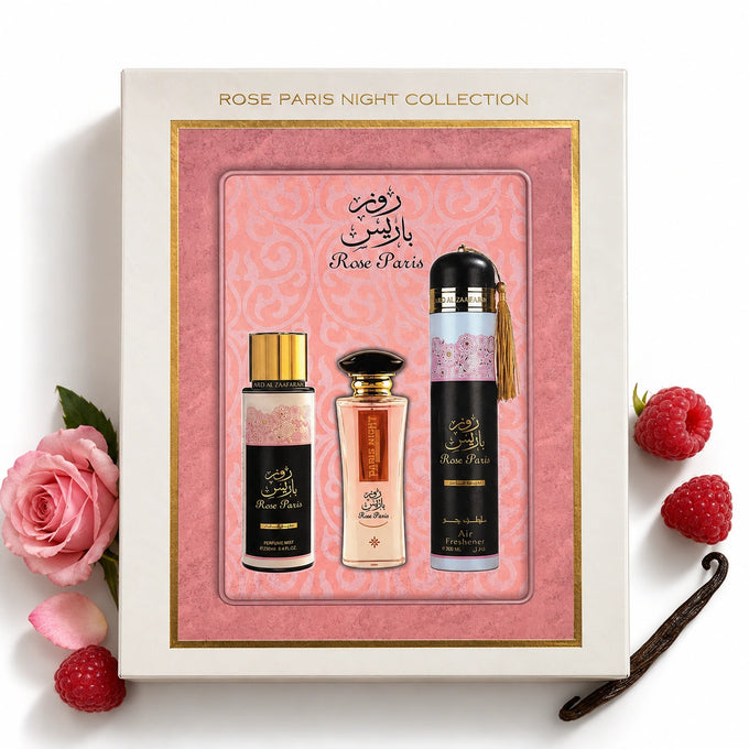 Ard Al Zaafaran Rose Paris Night – Gift Set