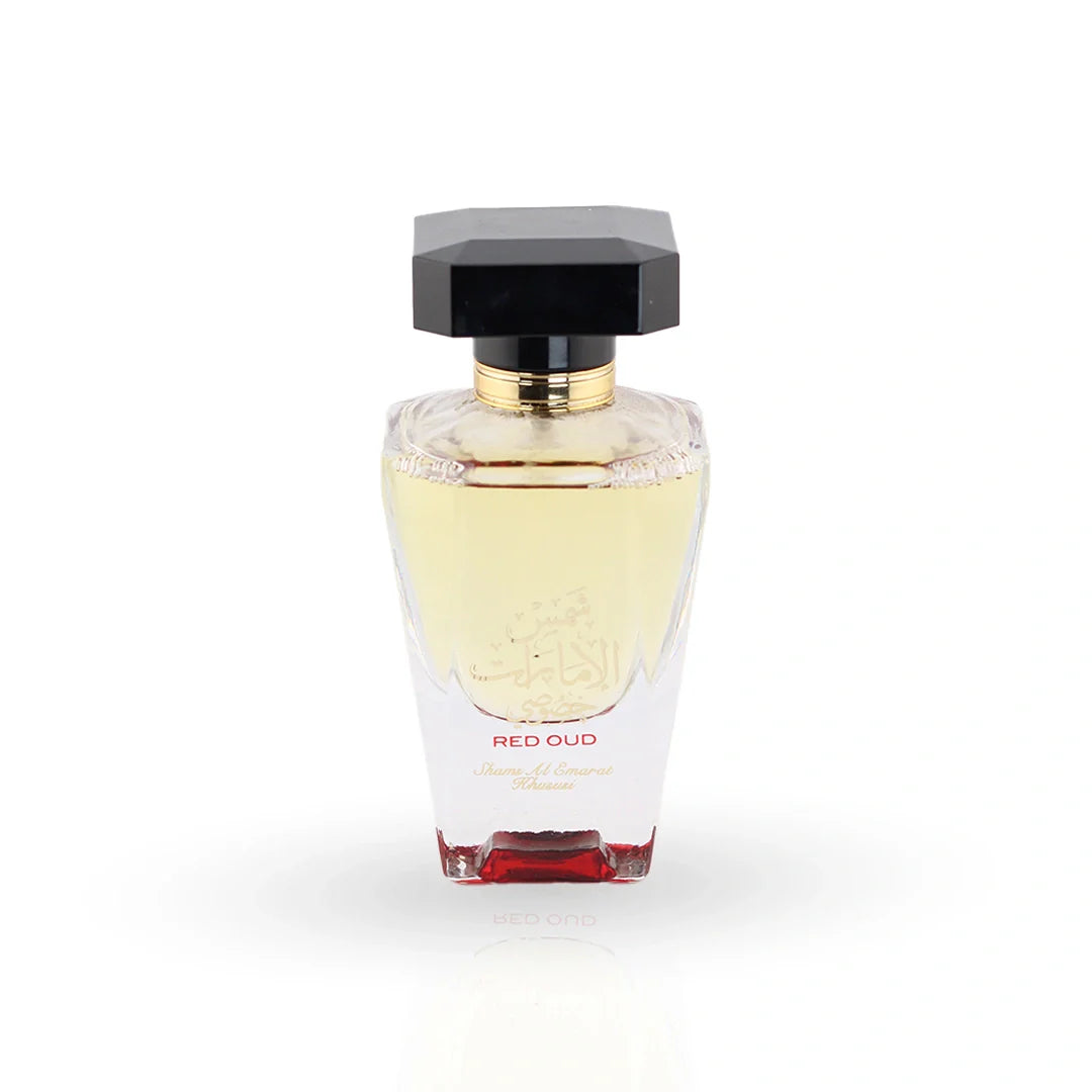 Ard Al Zaafaran Shams Al Emarat Khususi Red Oud Eau de Parfum 100ml bottle – unisex perfume, notes of vanilla, white musk, apple and rose