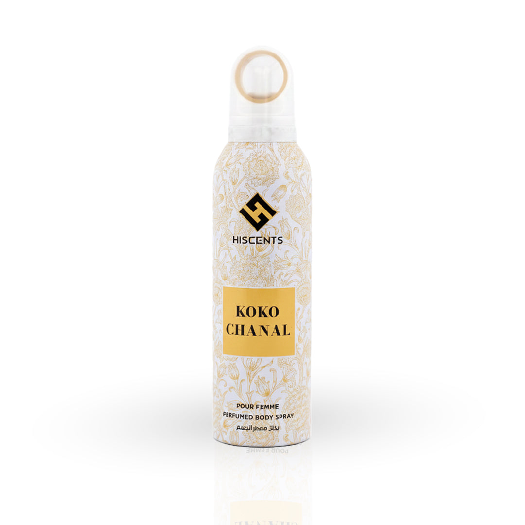Koko Chanal Body Spray – 200ml by Hiscents by Hiscents - Arabian Body Spray
