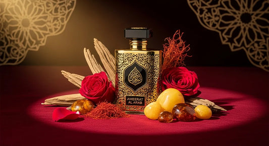 Ameerat Al Arab Perfume showcasing Arabian luxury with elegant bottle design and rich oriental fragrance notes.