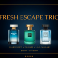 Fresh Escape Trio — Hawas Ice + Island + Lail Malaki (3×100ml)