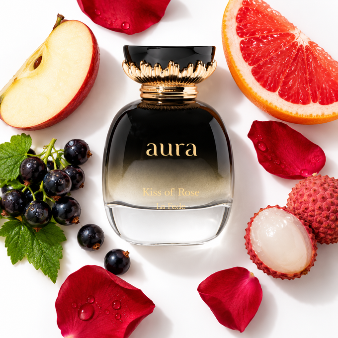 Khadlaj La Fede Aura Kiss Of Rose – Eau de Parfum 100ml