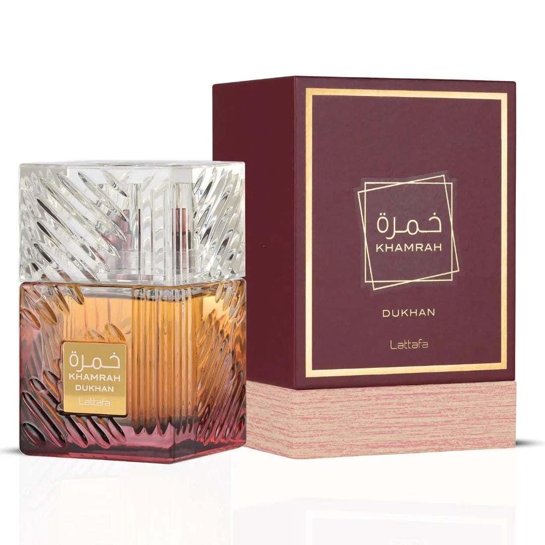 Khamrah Dukhan by Lattafa – Eau de Parfum (100ml / 3.4 fl oz)