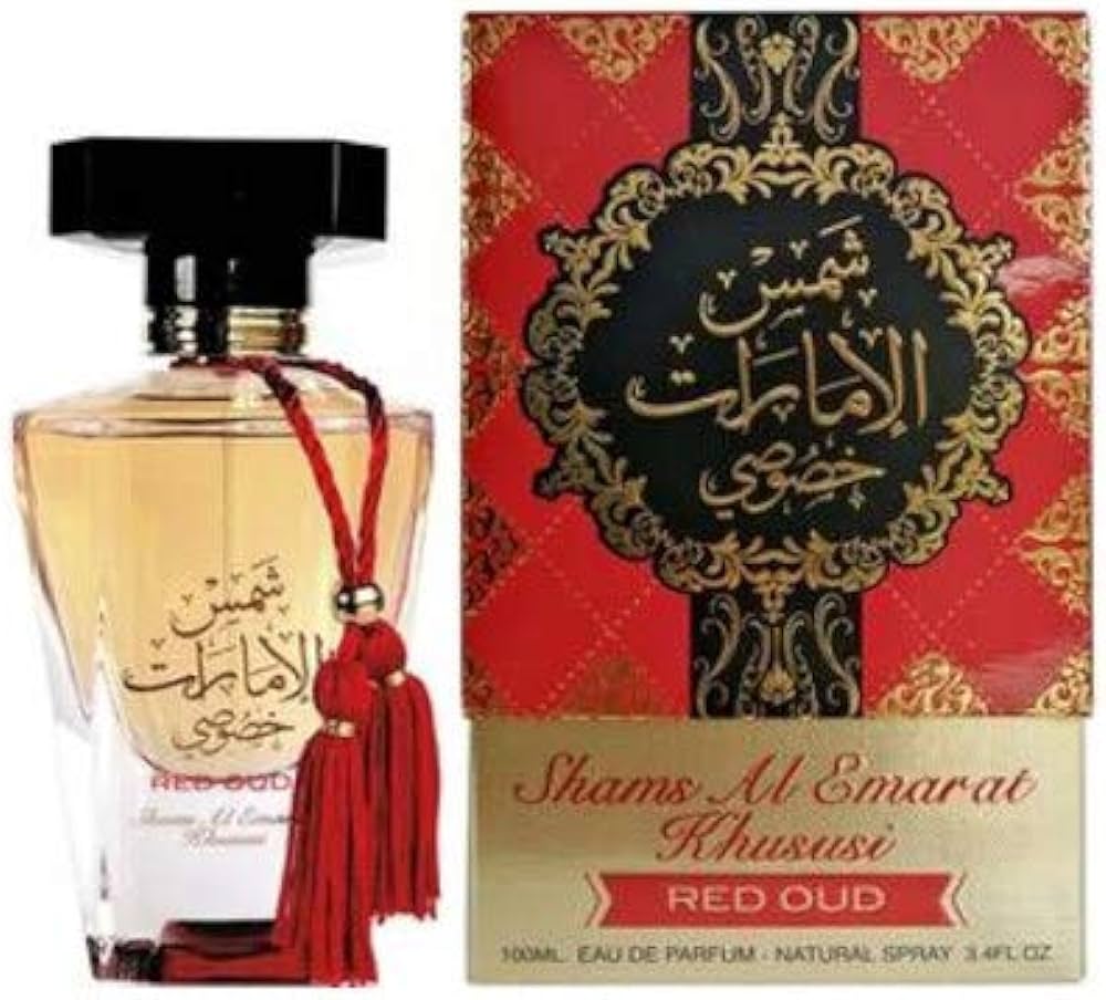 Shams Al Emarat Khususi Red Oud - An Exquisite Blend of Elegance and Warmth