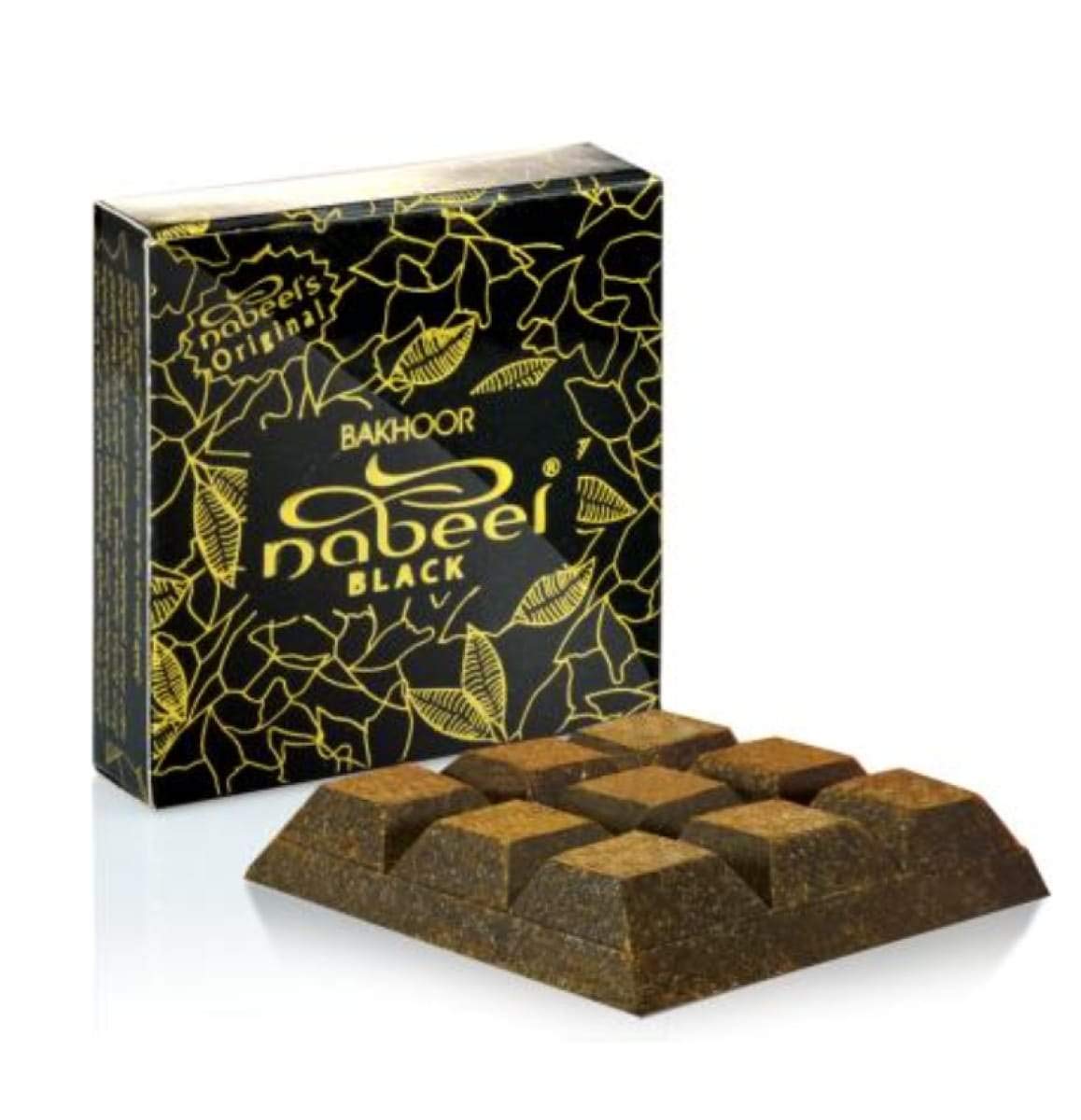 Nabeel Black Bakhoor by Nabeel Perfumes – Heritage Collection (40g)-My Store