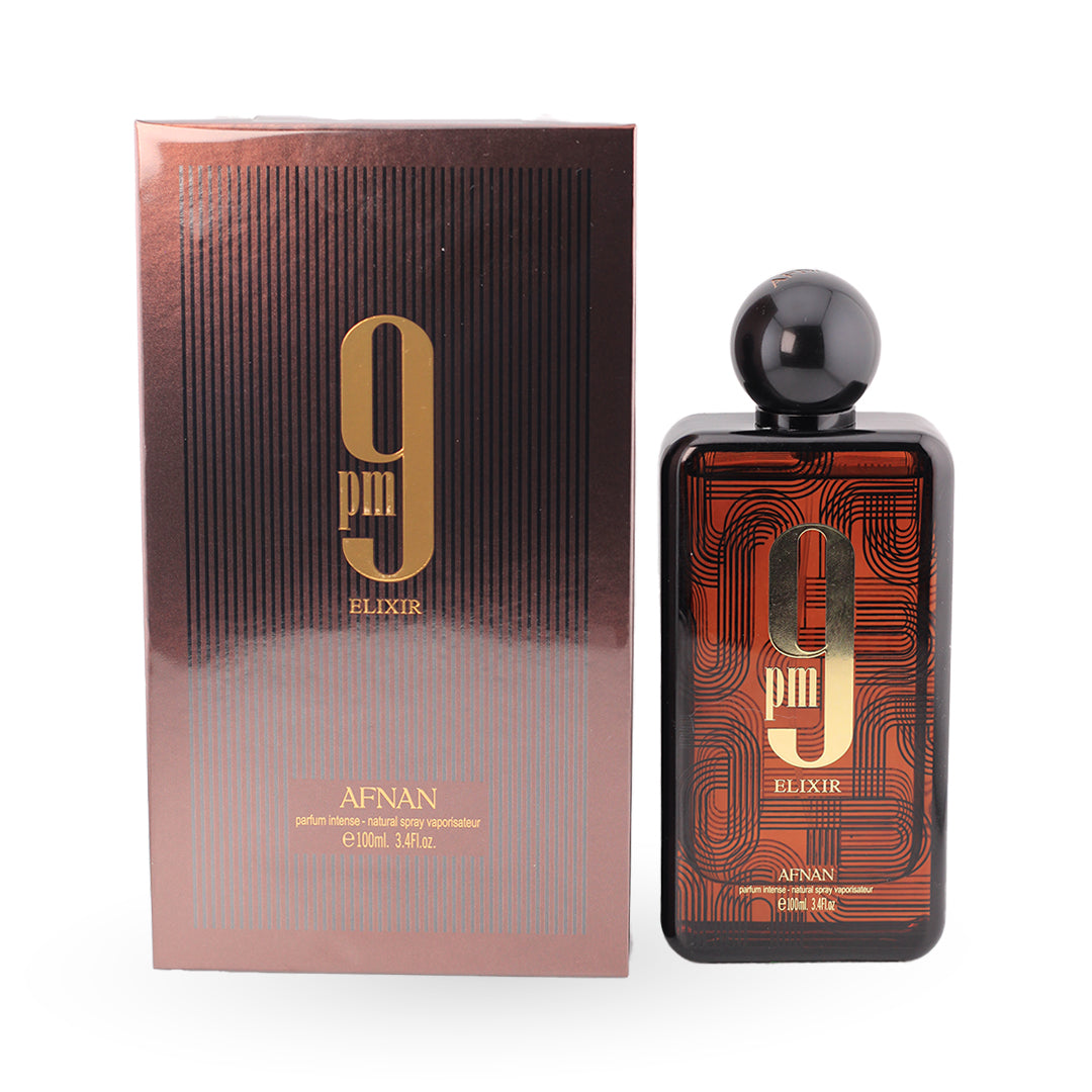 9 pm Elixir 100ml By Afnan - Sara Sakina - oriental unisex fragrance
