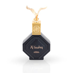 Al Bashiq 100ml eau de parfum with golden falcon cap by Nabeel