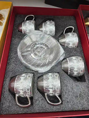 Ameco Luxury Small Cups Set Silver-My Store