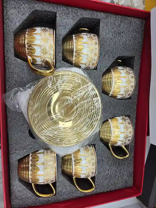 Ameco Luxury Small Cups Set Gold-My Store