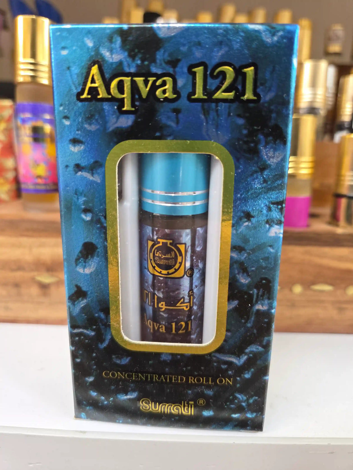 Aqva 121 Surrati concentrated roll-on perfume bottle in gift box