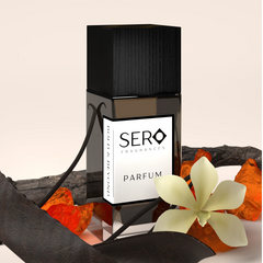 Sero Bold and Beyond parfum bottle front view, Sero Fragrances