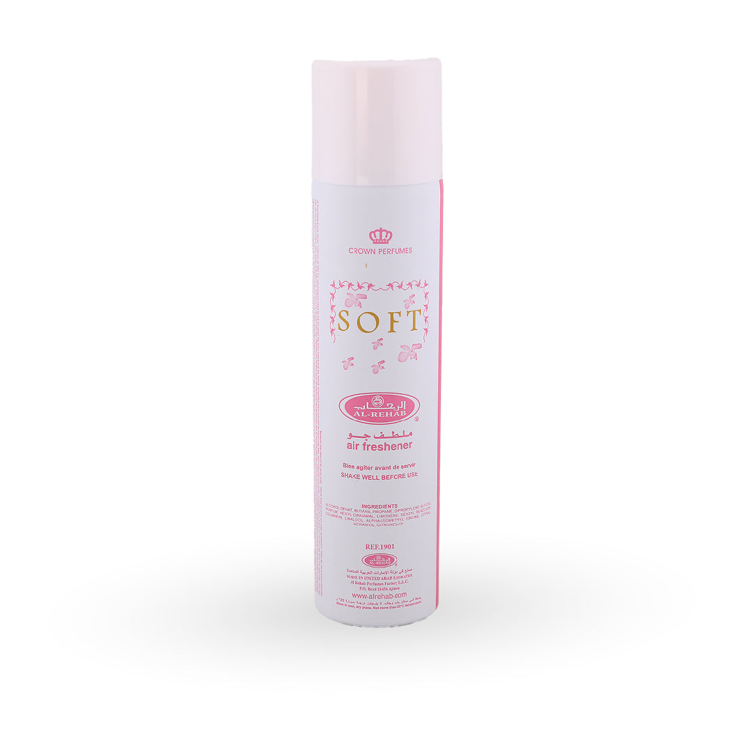 Soft Perfumed Body Spray – 200ml By Al Rehab (Crown Perfumes) by Al Rehab - Arabian Body Spray