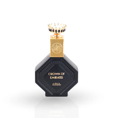 Crown of Emirates 100ml eau de parfum with gold crown cap by Nabeel