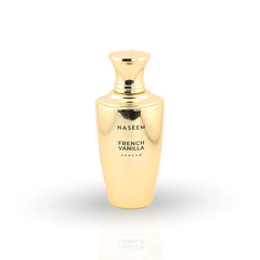 French Vanilla Parfum 100ml gold bottle with marble packaging by Naseem