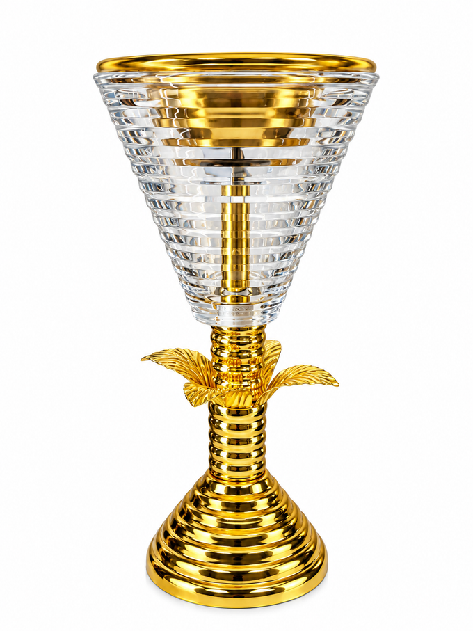 Gold-tone Stemmed Incense Burner