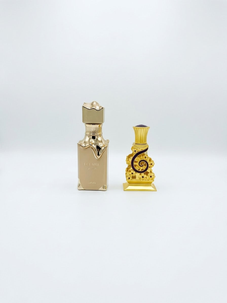 Lattafa Eclaire & Khadlaj Johayna Purple Gift Set