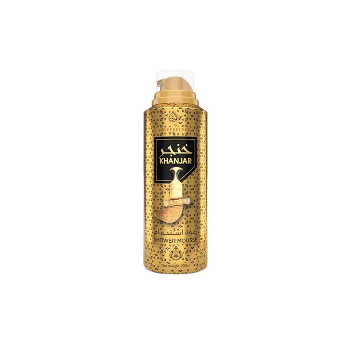 Khanjar Shower Mousse – Luxurious Foam Cleanser (200 ml) - Arabian Eau de Parfum