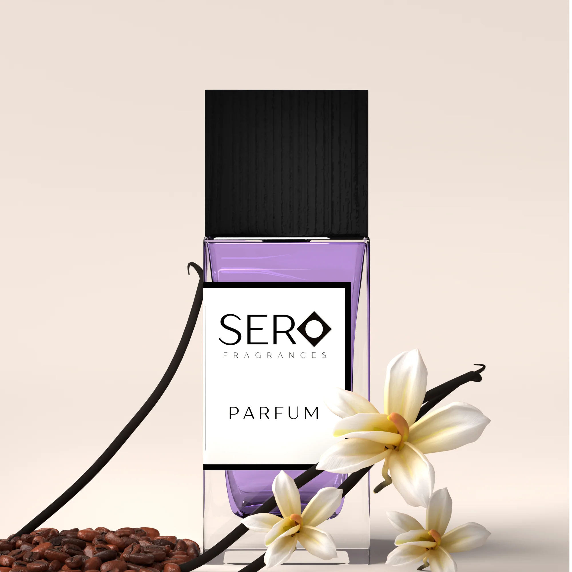Sero Midnight Bloom parfum 30 ml - sweet floral gourmand with coffee, jasmine and vanilla