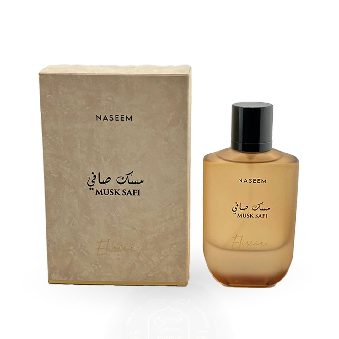 Naseem Musk Safi perfume bottle and packaging on a white background