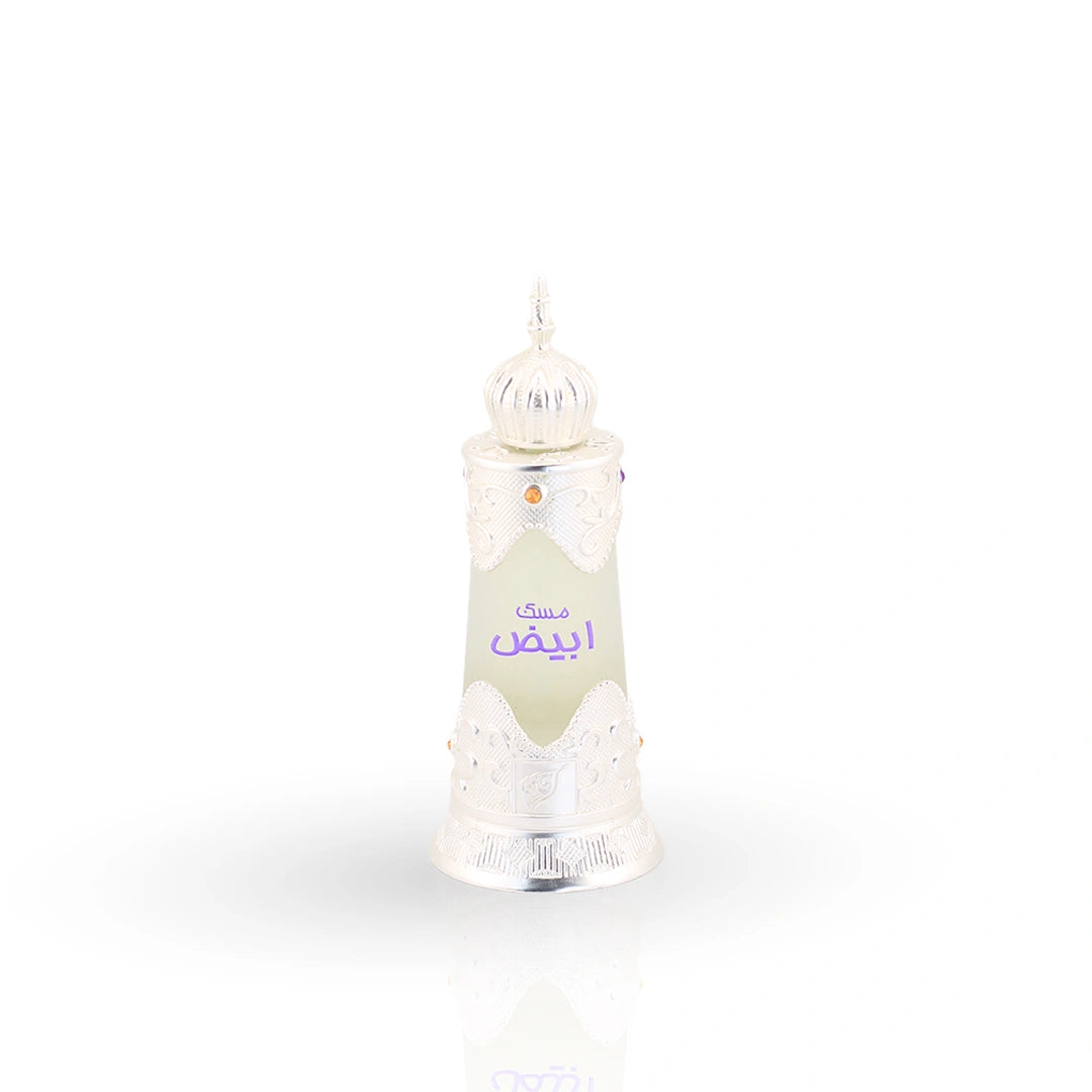 Musk Abiyad mosque-inspired crystal perfume bottle