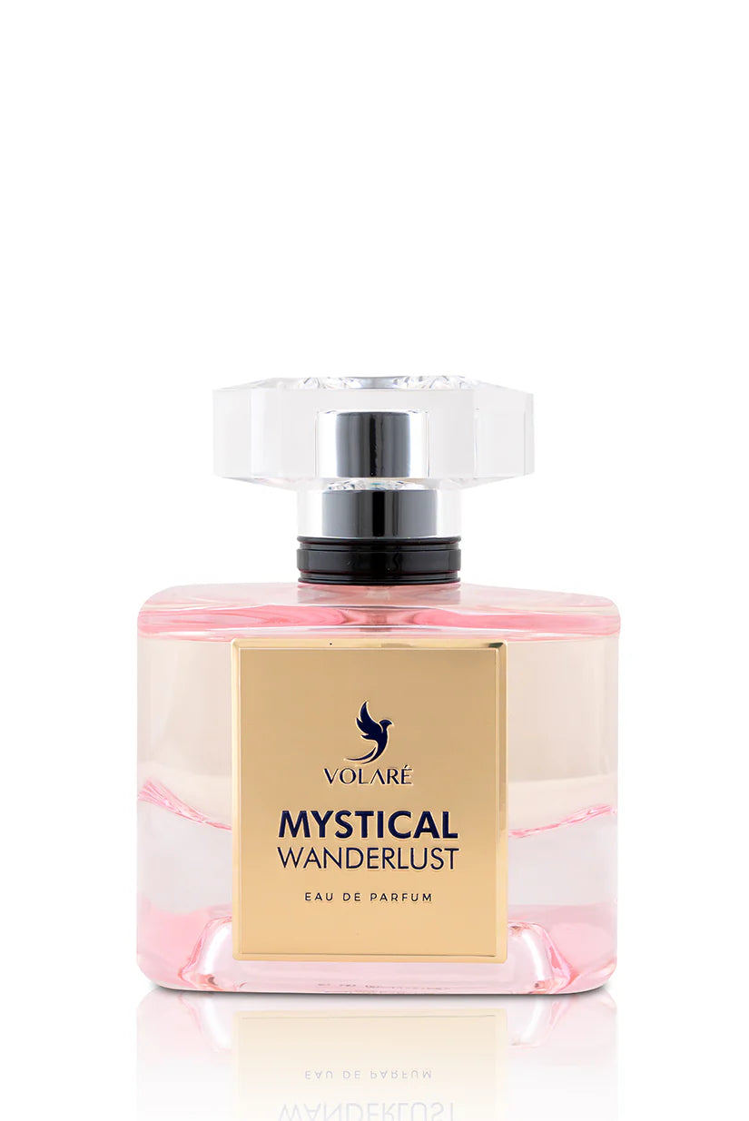 Mystical Wanderlust EDP 100ml pink marble perfume bottle by Volare