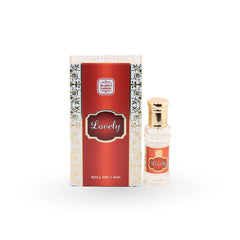Naseem Lovely roll-on perfume oil with red and gold packaging