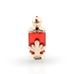Ruslein concentrated perfume oil by Hamidi in ornate bottle
