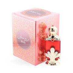 Hamidi Ruslein 22ml luxury Arabian fragrance with packaging