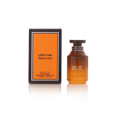 Orange Saffron Oud perfume bottle by Arabian Oud