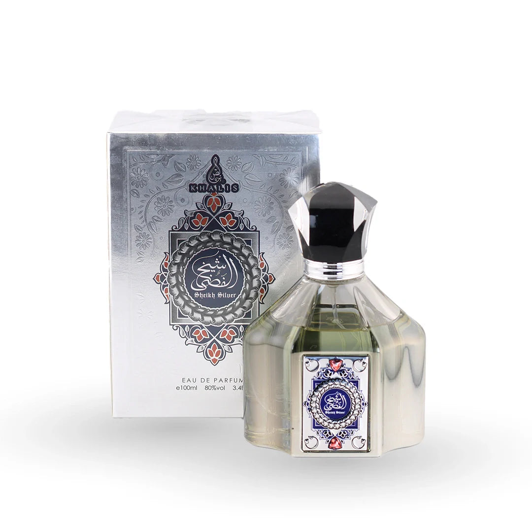 Sheikh Silver Perfume 100ml - Arabian Eau de Parfum