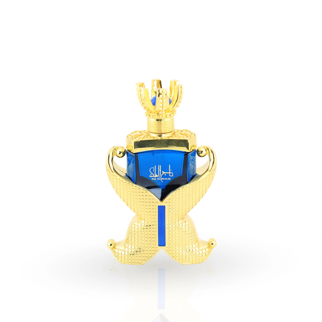 Taj Al Malik King Crown luxury perfume oil bottle with golden crown design