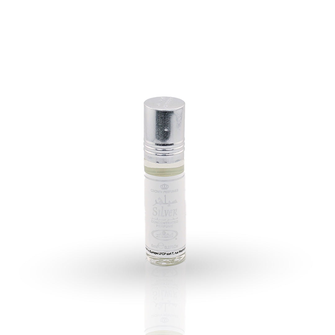 Silver Roll-On Perfume Oil 6ml - Arabian Perfume Oil