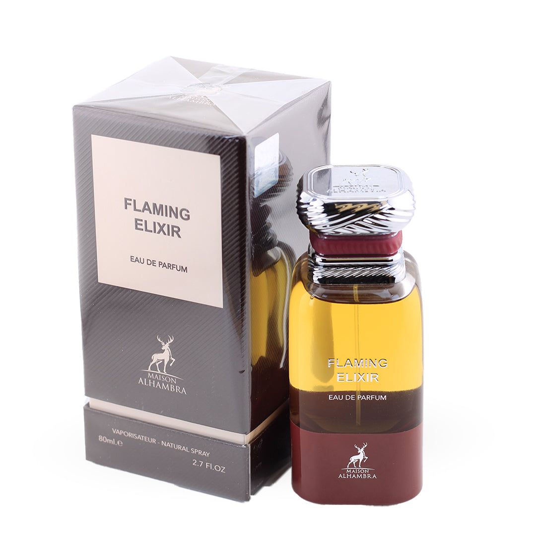 Maison Alhambra Unisex Flaming Elixir Eau de Parfum – 2.7 oz by Maison Alhambra - Arabian Eau de Parfum