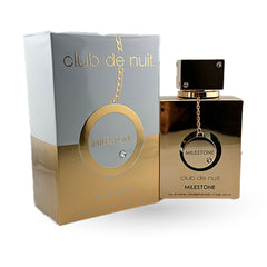 Milestone Club de Nuit perfume bottle and packaging on a white background