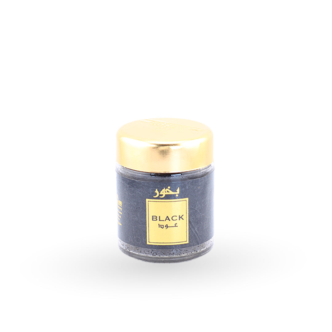 Banafa for Oud Black Oud bakhoor, 50g jar