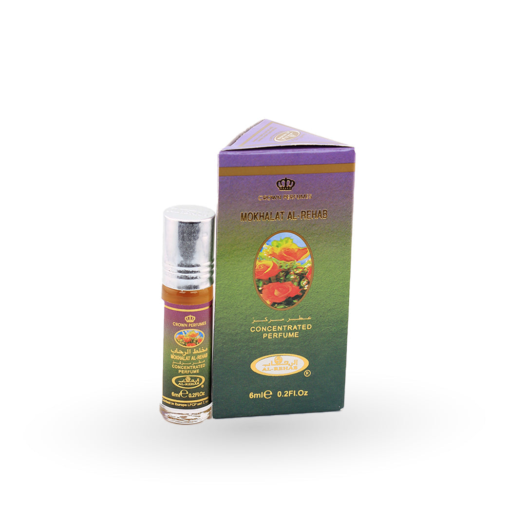Perfume bottle and packaging on a white background