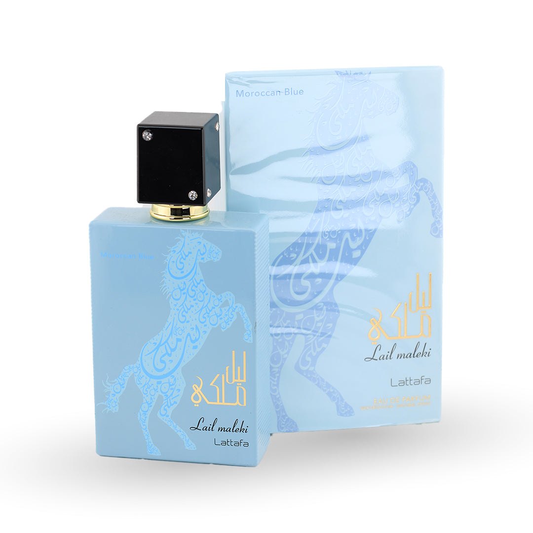 Lail Al Maleki Moroccan Blue Eau de Parfum – 100ml by Lattafa-My Store